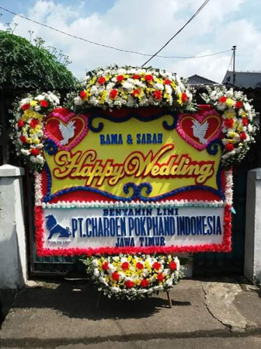 Karangan Bunga Pernikahan  di Gowa